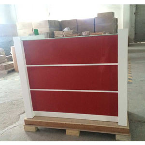 Petit bureau de réception de meubles, 1 pièce, Design personnalisé, de couleur rouge et blanc, pour manucure, Salon de beauté - Product Image 5