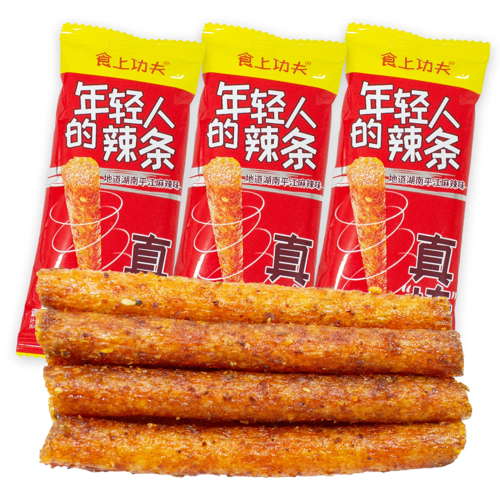 Hete Verkopende Chinese Traditionele Snack Pittige Streeptarwegluten Gekruid Voedsel Sesamgraanproducten Latiao Exotische Snack