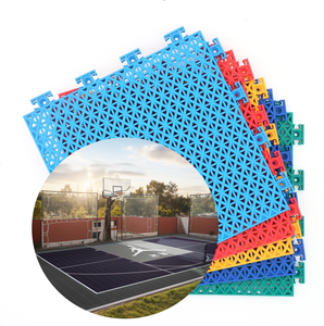 Revêtement de sol pour terrain de basketball de qualité supérieure, dalles en polypropylène à fixation rapide, tapis spécialisé pour terrain de campus - Product Image 1