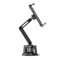 Produits à la mode 360 Rotation en aluminium voiture support pour téléphone portable tableau de bord bras Long Flexible tablette support pour téléphone support pour appareil photo