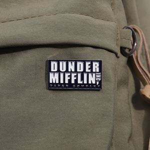 Di bawah Mifflin Enamel Pin kertas bros pesawat kerah Lapel lencana ransel dekorasi perhiasan - Product Image 3