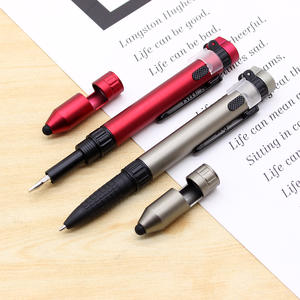 X713 6 in 1 Tool Ballpoint Pen <strong>Multi</strong>-<strong>function</strong> With Customized Logo Stylus Phone Holder Pen Screwdriver Pen - Product Image 6