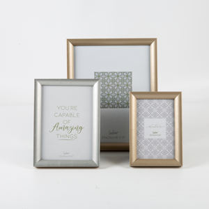 Sofine decorazione della casa decorazione di lusso cornice per foto in legno argento dorato per desktop o montaggio a parete - Product Image 2