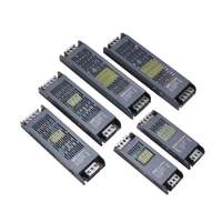 Bande lumineuse LED industrielle d'intérieur AC DC 45W 60W 100W 200W 300W 400W SMPS Alimentation à découpage à tension constante 12V 24V mince