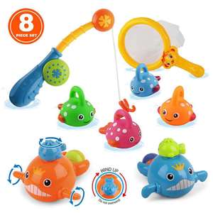 Enfants développement éducation piscine <span class=keywords><strong>jeux</strong></span> de pêche avec empilage tasse <span class=keywords><strong>filet</strong></span> liquidation jeu pêche <span class=keywords><strong>bain</strong></span> jouets ensemble - Product Image 6