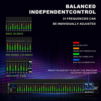 Equalizer Grafik Digital 31-Band Profesional dengan Fungsi Bluetooth dan Berbagai Mode Preset Bawaan
