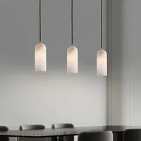 Lustre en marbre espagnol direct d'usine tout cuivre chambre tête de lit escalier Restaurant bar balcon lumières design