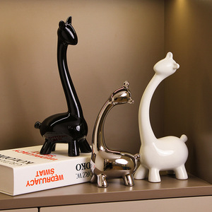 Ornements d'animaux en céramique, motif uni, style moderne minimaliste, décorations pour la maison, le salon, le meuble à vin, <span class=keywords><strong>l</strong></span>'entrée - Product Image 1
