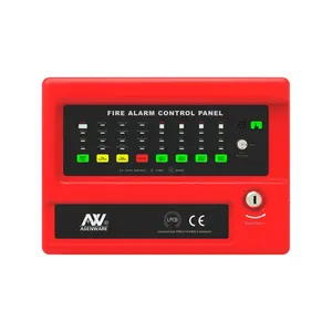 24v备用电池运行传统的火灾报警系统控制面板