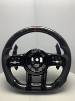 Volant en cuir/Alcantara/fibre de carbone/LED pour Mercedes-Benz C E S GLC GLE GLS W205 W213 W222 X253 W166 W167 GLE300