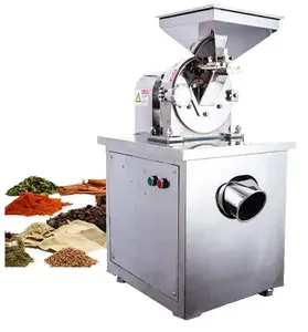 Industrial hammer mill dry tea leaf powder grinder machine