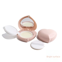 Boîte vide pour fond de teint liquide BB crème coussin d'air, 15g, rose mignon, motif pastèque, finition mate, avec miroir, emballage cosmétique