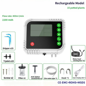Système d'arrosage automatique DIY pour <span class=keywords><strong>plantes</strong></span> en pot en plastique, kit d'irrigation goutte à goutte intelligent moderne pour maison, bureau, balcon, jardin, OEM ODM - Product Image 2