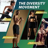 Bandes de Résistance Élastiques en Latex Personnalisables avec Logo 2080mm pour Fitness, Exercice, Étirement et Entraînement d'Assistance aux Tractions
