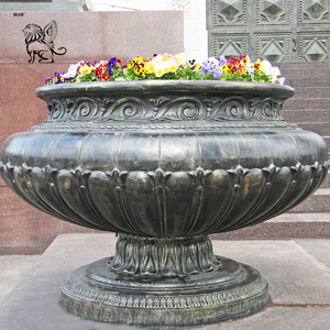 <span class=keywords><strong>Maceta</strong></span> Grande de Metal para Jardín, Decoración de Hogar de Alta Calidad BLVE, Florero de <span class=keywords><strong>Hierro</strong></span> Fundido Antiguo en Venta - Product Image 3