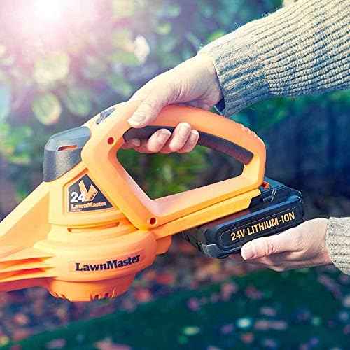 Lawnmaster  24V Cordless Leaf Blower With Battery Lightweight Battery Powered Garden Blower CLBL2406