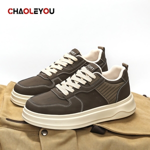Nouvelles Chaussures Homme Printemps-Été 2026 – Baskets Décontractées Tendance, Polyvalentes, Respirantes, à Semelle Épaisse et Rehaussante, Style Skate - Product Image 4