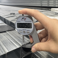 Meilleur prix pour tube RHS prégalvanisé 50*100, barre en acier galvanisé, tube carré ASTM A500