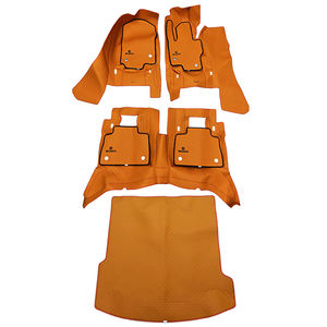 Applicable à Benzz G Class g350g500g550 g63 G65 Big G <span class=keywords><strong>Babos</strong></span> <span class=keywords><strong>style</strong></span> tapis de pied modification coussinets de pied en cuir véritable - Product Image 1