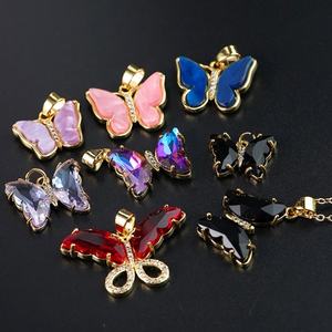 Conjuntos de Joyería de Lujo para Mujer con Dijes de Mariposa, Collares, Pendientes, Pulseras y Anillos de Varios Estilos con Conchas de Cristal - Product Image 3