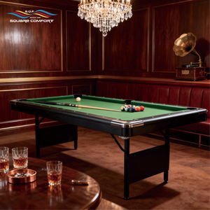 Ensemble de <span class=keywords><strong>table</strong></span> de <span class=keywords><strong>billard</strong></span> pliable S.Q.F de 6 pieds, <span class=keywords><strong>table</strong></span> de <span class=keywords><strong>billard</strong></span> portable en MDF pour l'intérieur avec accessoires, jeu de snooker à domicile - Product Image 5