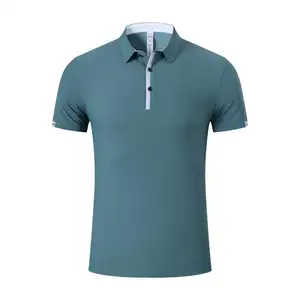 Individuelle hohe qualität modisch langärmelig polo-t-shirts kragen rugby gestreiftes polo-shirt für herren