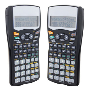 Calculatrice scientifique pour étudiants avec écran à 2 lignes et 10 chiffres, 272 fonctions, étui rigide coulissant, pile bouton AG13 - Product Image 5