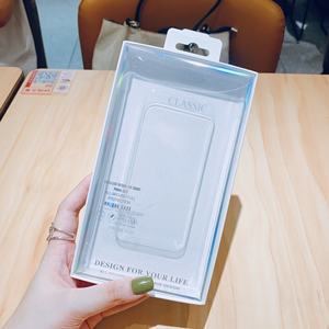 Wholesale Custom Holographic <b>Silver</b> Edge Window Hanging Hole <b>Box</b> For Luxury Phone Case Packaging - Product Image 2