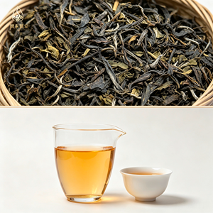 Thé cru compressé d'arbre ancien sauvage vieilli 2023, 400g, thé santé de qualité supérieure, boîte en vrac pour dégustation quotidienne et collection - Product Image 5