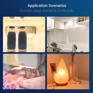 Лидер продаж, 120 В, 220 В, без мерцания, T8 T22, 2 Вт, 2700 К, 230 лм, Светодиодная лампа накаливания для холодильника, для нескольких сценариев - Product Image 5