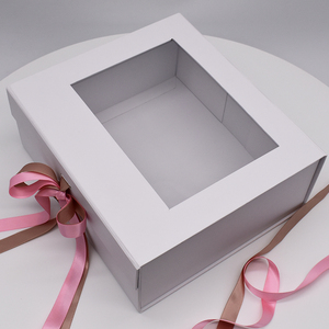 PVC Rõ Ràng Cửa Sổ Hàng Đầu Từ Hộp Các Tông Với Ribbon New Arrival Cuốn Sách Hình Hộp Cho Quà Tặng - Product Image 2