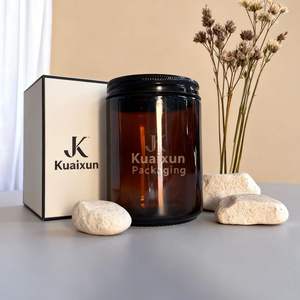 Pot <span class=keywords><strong>de</strong></span> bougie en verre, conteneur en verre en gros, pot en verre résistant à la chaleur, 4 oz, conteneur <span class=keywords><strong>de</strong></span> produit - Product Image 2