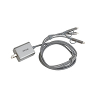 Adaptor Daya GaN 65W Grosir Pabrik Kabel 1.5m (2 L 1 Micro USB 3 Type-C) PD3.0/PPS/QC4.0/SCP Laptop Proteksi OVP