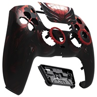 Coques personnalisées EXtremeRate Luna Redesigned Front Shell pour manette PS5