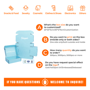 Logo personalizzato di lusso riciclabile stampa ondulata su <span class=keywords><strong>posta</strong></span> biancheria intima T-Shirt abbigliamento pieghevole regalo imballaggio sacchetto di spedizione scatole di spedizione - Product Image 6