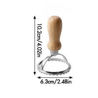 Emporte-pièce rond en alliage de zinc pour raviolis, moule à pâte DIY, petit presse-pâte manuel pour la cuisine domestique, ustensile de cuisine pour la préparation de dumplings