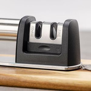 2025 Stainless Steel Manual Portable 2 Slot Grit With 4 in 1 Knife and <b>Scissor</b> <b>Sharpener</b> Tools - Product Image 2