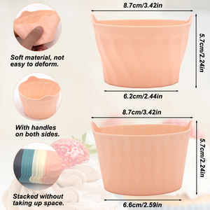 Ensemble différent de moules à muffins personnalisés, moules à gâteaux réutilisables de grande taille en silicone sans BPA pour <span class=keywords><strong>la</strong></span> cuisson - Product Image 3