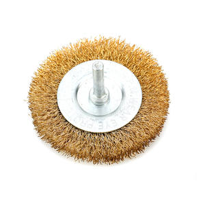 Custom-Made T-Shaped Tapped Handle Wire <b>Brush</b> 6mm Handle with Steel Grinding Head for Rust Removal and Cleaning - Product Image 5