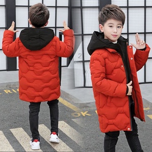Manteau d'Hiver Capuche Épais pour Enfants -30 Degrés, Veste Chaude en Coton Duvet pour Grands Garçons et Adolescents, <span class=keywords><strong>Parka</strong></span> d'Extérieur 2021 - Product Image 3