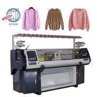 Machine à tricoter des pulls jacquard plats informatisée entièrement automatique personnalisée