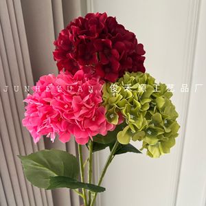 Flor Artificial de Hortensia, Rama Individual con 116 Pétalos, para Decoración de Bodas y Hogar, Arreglos Florales - Product Image 1