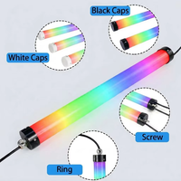 Tube cinétique LED RGBW à changement de couleur à 360 degrés, matrice lumineuse IP65, contrôle DMX512, éclairage de scène pour discothèque, décoration