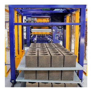 Bloque de pavimentación de enclavamiento automático HF, máquina de producción de cemento, Motor de presión hidráulica, molde de ceniza, 220V, PLC - Product Image 4