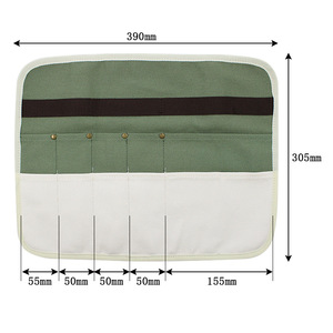 Sac de rangement pour vaisselle de camping en toile, sac portable pour barbecue et pique-nique, sac suspendu pour vaisselle de camping - Product Image 4