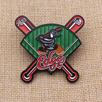 Épingles en émail souple aux couleurs vives - Épingles de revers de baseball personnalisées de haute qualité, imitation antique, avec design 3D personnalisé