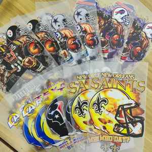 7-Inch sokak futbol takımı tasarımları demir-on çıkartmaları DTF transferler t-shirt PET Plastisol için ısı transferi etiket giysi - Product Image 3