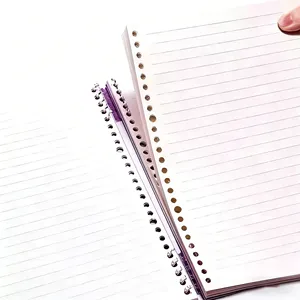 Quaderno Ecologico con Stampa Offset, Fogli Staccabili A5 A6, Copertina Personalizzabile, Blocco di Scrittura Ricaricabile per Scuola e <span class=keywords><strong>Università</strong></span> - Product Image 3