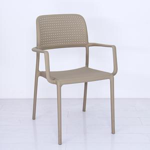 Modern <b>Plastic</b> <b>Dining</b> <b>Chair</b> Black Stackable Outdoor Leisure <b>Chair</b> For Home Office Coffee Shop Use - Product Image 3