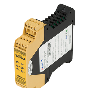 Unidad de Control de Seguridad SSM-MG3 con Salida 3NO + 1NPN y Pantalla LED de Estado para Sistemas Industriales de Parada de Emergencia - Product Image 3